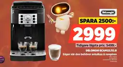 Power DELONGHI ECAM22.112.B Säger när den behöver avkalkas & rengöras erbjuda