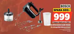 Power BOSCH MFQ4990B HAND MIXER En mångsidig köksassistent erbjuda