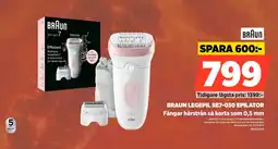 Power BRAUN LEGEPIL SE7-030 EPILATOR Fångar hårstrån så korta som 0,5 mm erbjuda