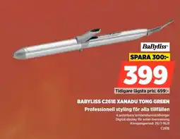 Power BABYLISS C261E XANADU TONG GREEN Professionell styling för alla tillfällen erbjuda