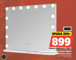 Power NOOA GLAM HOLLYWOOD MAKEUP MIRROR 2 USB-portar för att ladda dina enheter erbjuda