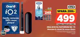 Power ORAL-B 102 EL.TOOTHBRUSH BK +TC Skonsam iO-teknik för renare tänder erbjuda