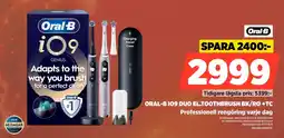 Power ORAL-B 109 DUO EL.TOOTHBRUSH BK/RO +TC Professionell rengöring varje dag erbjuda