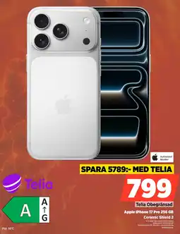 Power Apple iPhone 17 Pro 256 GB Ceramic Shield 2 erbjuda