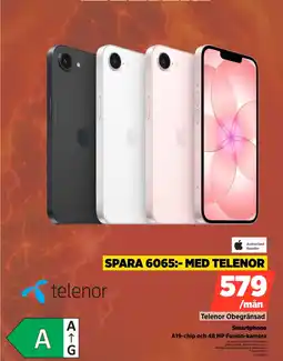 Power Smartphone A19-chip och 48 MP Fusion-kamera erbjuda