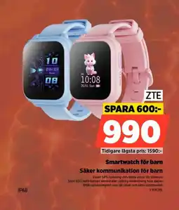 Power Smartwatch för barn Säker kommunikation för barn erbjuda