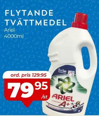 Matrix Butikerna Ariel Flytande Tvättmedel 4000ml erbjuda