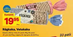 City Gross Garant Rågkaka, Vetekaka erbjuda