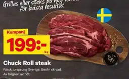City Gross Chuck Roll steak erbjuda