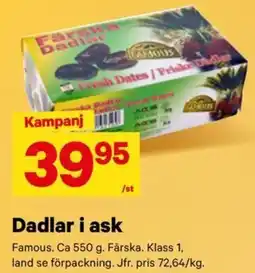 City Gross Famous Dadlar i ask erbjuda