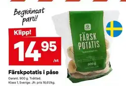 City Gross Garant Färskpotatis i påse erbjuda