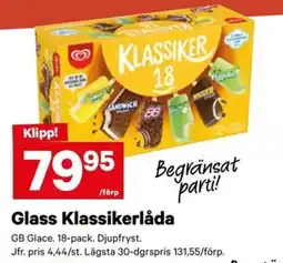 City Gross GB Glace Glass Klassikerlåda erbjuda