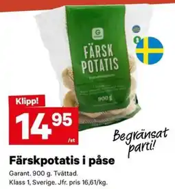 City Gross Garant Färskpotatis i påse erbjuda