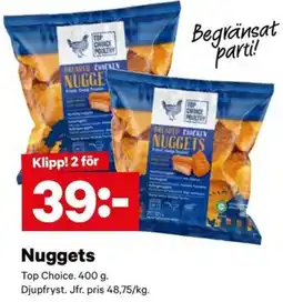 City Gross Top Choice Nuggets erbjuda
