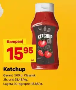City Gross GarantKetchup erbjuda