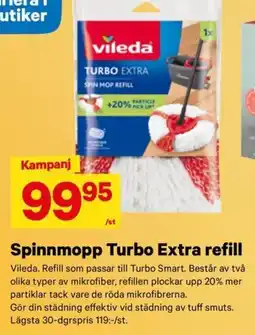 City Gross Vileda Spinnmopp Turbo Extra refill erbjuda