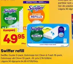City Gross Swiffer refill erbjuda