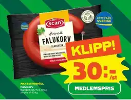 Stora Coop Falukorv erbjuda