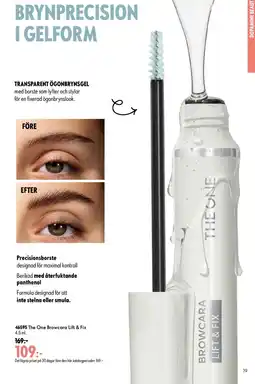 Oriflame The One Browcara Lift & Fix erbjuda