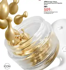 Oriflame Novage+ Intense Nourishment Facial Oil Capsules erbjuda