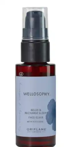 Oriflame Wellosophy Relax & Recharge Sleep Face Elixir erbjuda