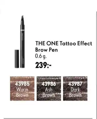 Oriflame THE ONE Tattoo Effect Brow Pen erbjuda