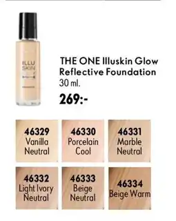 Oriflame THE ONE Illuskin Glow Reflective Foundation erbjuda