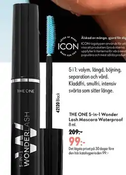 Oriflame THE ONE 5-in-1 Wonder Lash Mascara Waterproof erbjuda