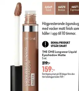 Oriflame THE ONE Longwear Liquid Eyeshadow Matte erbjuda