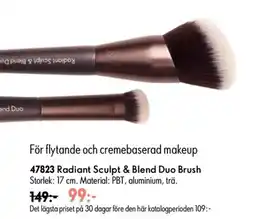 Oriflame Radiant Sculpt & Blend Duo Brush erbjuda