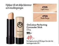 Oriflame OnColour Perfecting Concealer Stick erbjuda