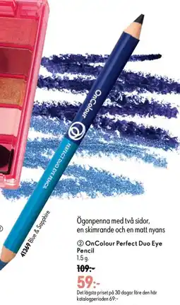 Oriflame On Colour Perfect Duo Eye Pencil erbjuda