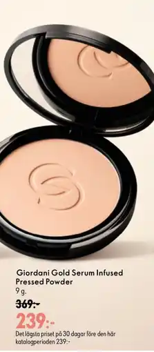 Oriflame Giordani Gold Serum Infused Pressed Powder erbjuda