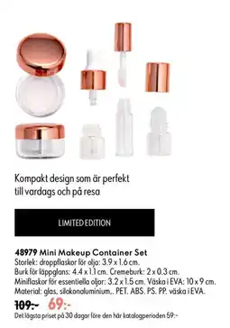 Oriflame Mini Makeup Container Set erbjuda