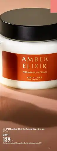 Oriflame Amber Elixir Perfumed Body Cream erbjuda