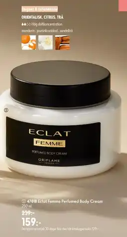 Oriflame Eclat Femme Perfumed Body Cream erbjuda
