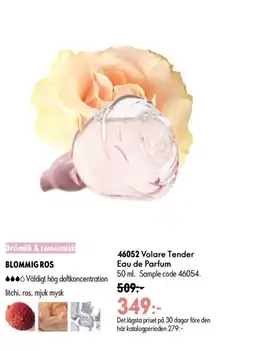 Oriflame Volare Tender Eau de Parfum erbjuda
