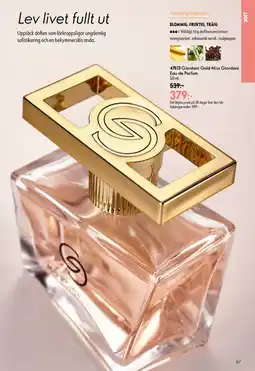 Oriflame Giordani Gold Miss Giordani Eau de Parfum erbjuda