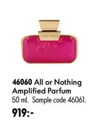 Oriflame All or Nothing Amplified Parfum erbjuda