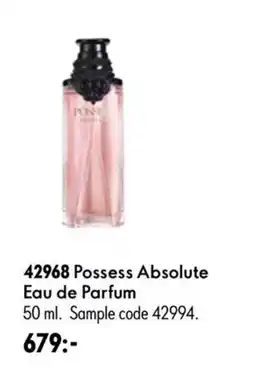 Oriflame Possess Absolute Eau de Parfum erbjuda