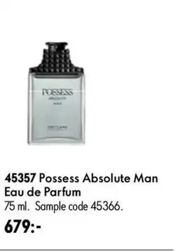 Oriflame Possess Absolute Man Eau de Parfum erbjuda
