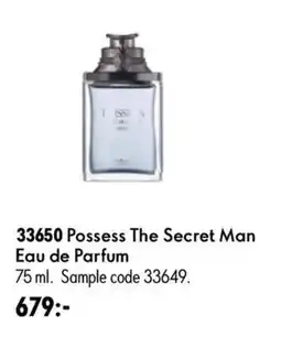 Oriflame Possess The Secret Man Eau de Parfum erbjuda
