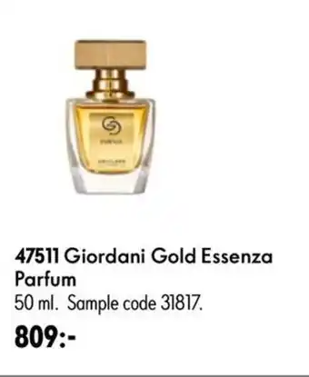 Oriflame Giordani Gold Essenza Parfum erbjuda