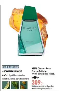 Oriflame Glacier Rock Eau de Toilette erbjuda