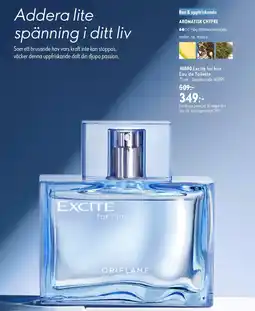 Oriflame Excite for him Eau de Toilette erbjuda