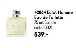 Oriflame Eclat Homme Eau de Toilette erbjuda