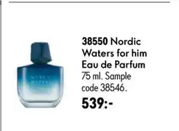 Oriflame Nordic Waters for him Eau de Parfum erbjuda