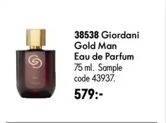 Oriflame Giordani Gold Man Eau de Parfum erbjuda