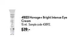 Oriflame Novage+ Bright Intense Eye Cream erbjuda