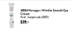 Oriflame Novage+ Wrinkle Smooth Eye Cream erbjuda